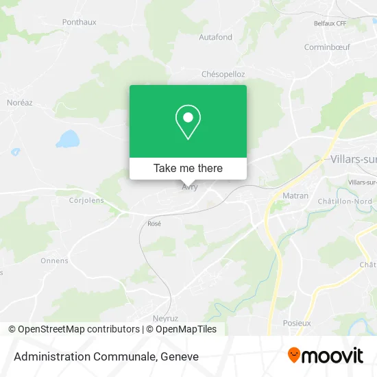 Administration Communale map