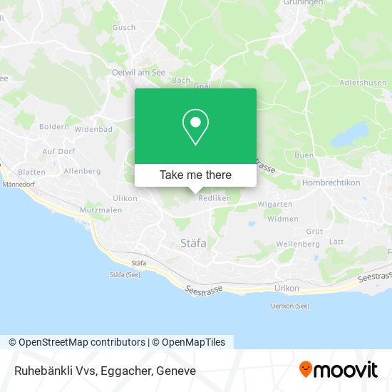 Ruhebänkli Vvs, Eggacher map