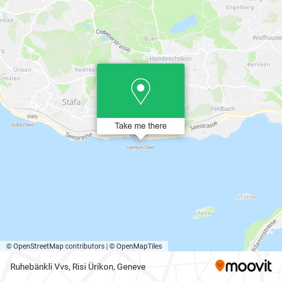 Ruhebänkli Vvs, Risi Ürikon map