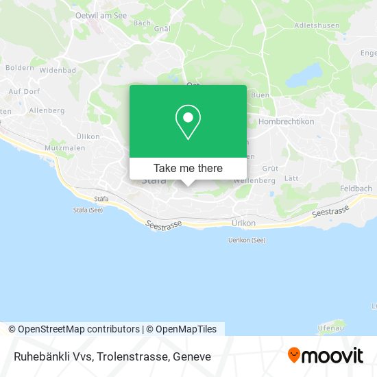 Ruhebänkli Vvs, Trolenstrasse map