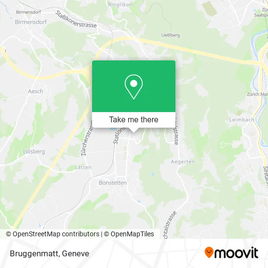 Bruggenmatt map