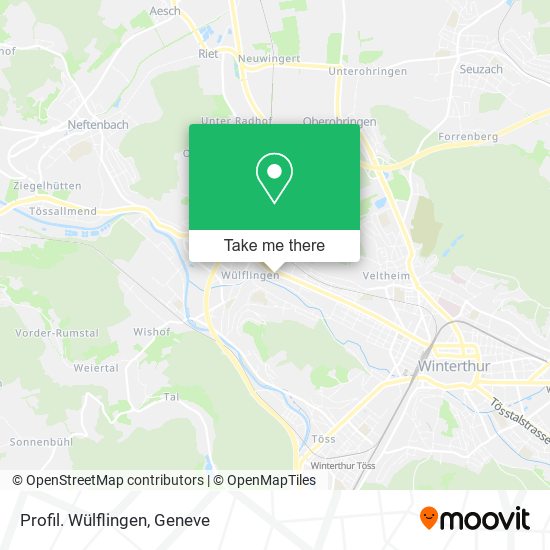 Profil. Wülflingen map