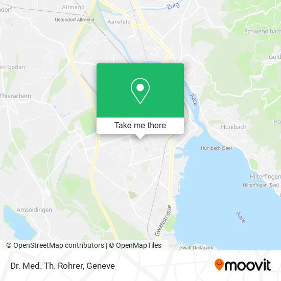 Dr. Med. Th. Rohrer map
