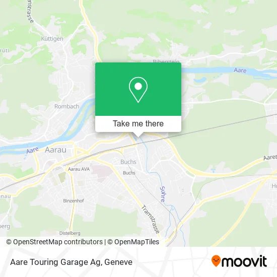 Aare Touring Garage Ag map