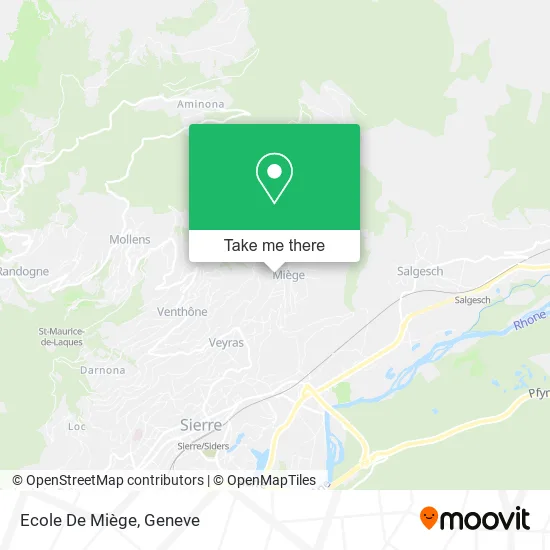 Ecole De Miège map