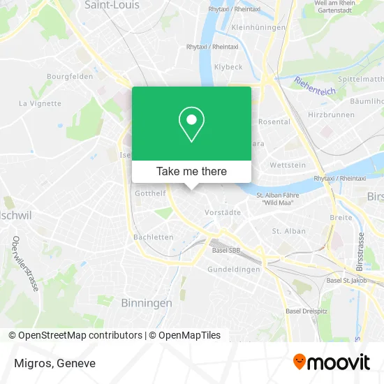 Migros map