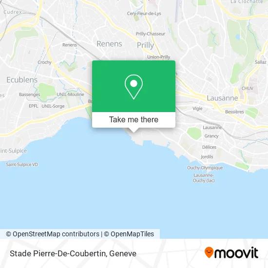 Stade Pierre-De-Coubertin map