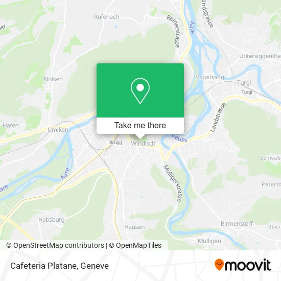 Cafeteria Platane map