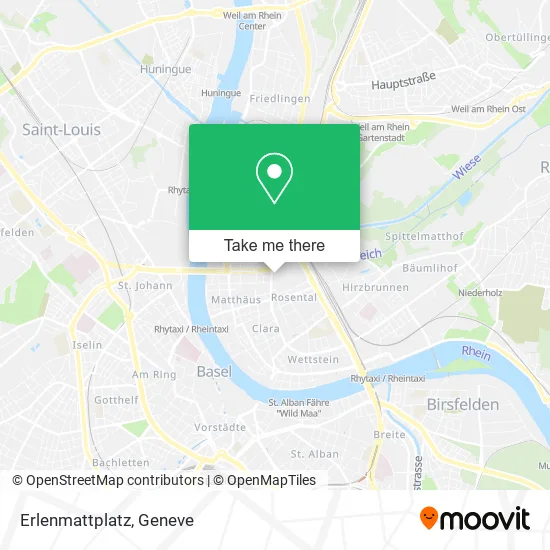 Erlenmattplatz map