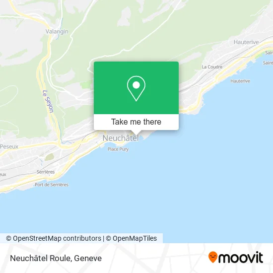 Neuchâtel Roule map