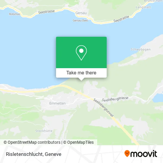 Risletenschlucht map