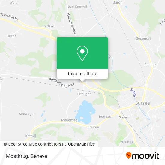 Mostkrug map
