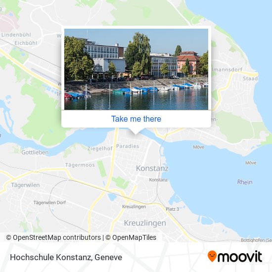 Hochschule Konstanz map