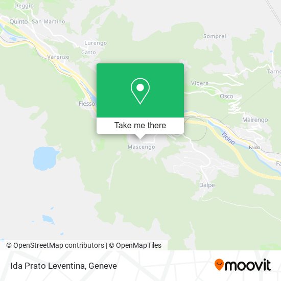 Ida Prato Leventina map