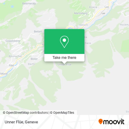 Unner Flüe map