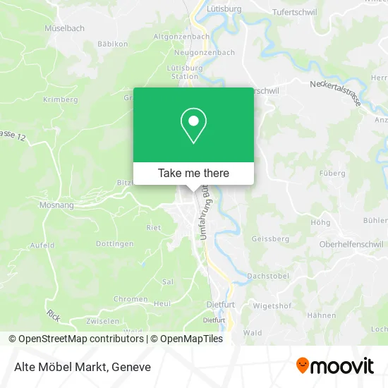 Alte Möbel Markt map