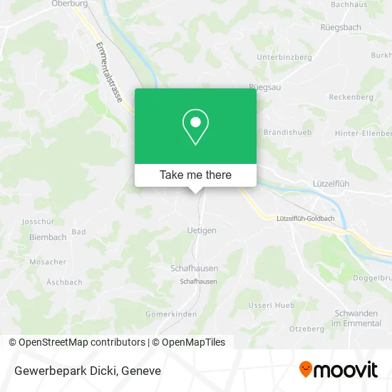 Gewerbepark Dicki map