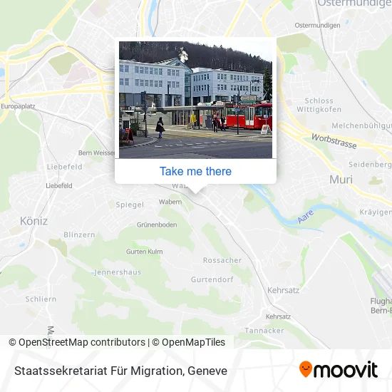 Staatssekretariat Für Migration map