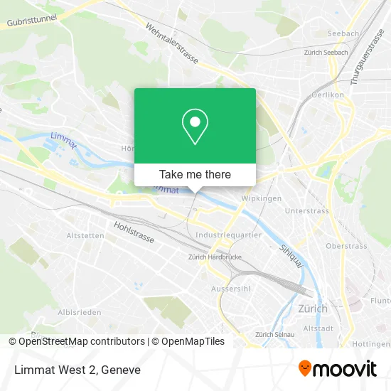 Limmat West 2 map