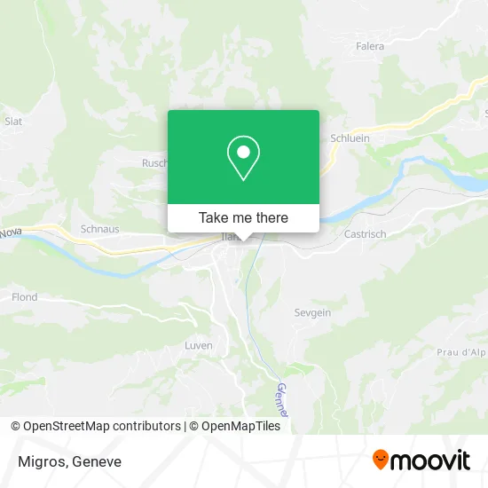 Migros map