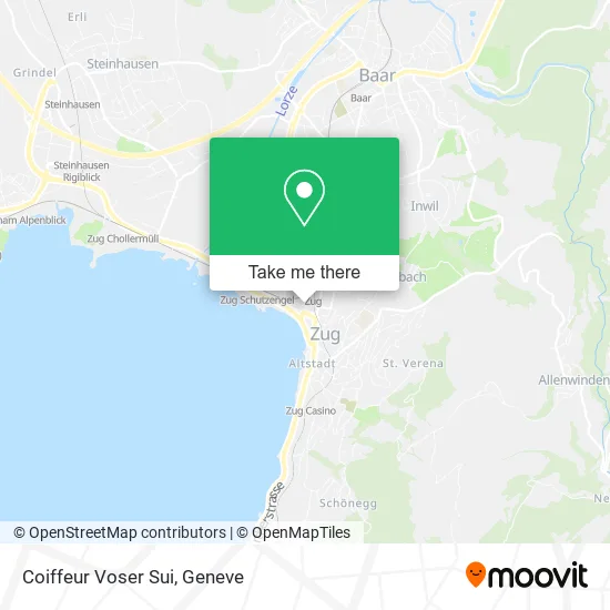 Coiffeur Voser Sui map