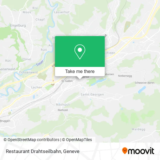 Restaurant Drahtseilbahn map