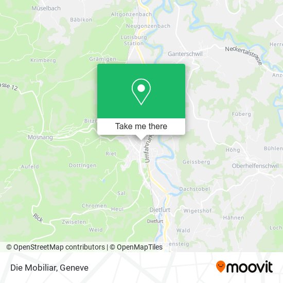 Die Mobiliar map