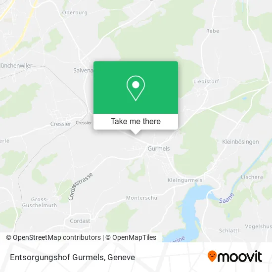 Entsorgungshof Gurmels map