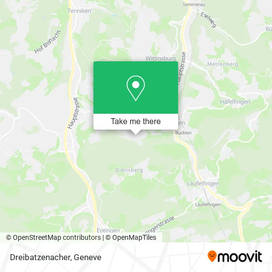 Dreibatzenacher map
