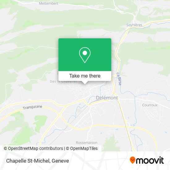 Chapelle St-Michel map