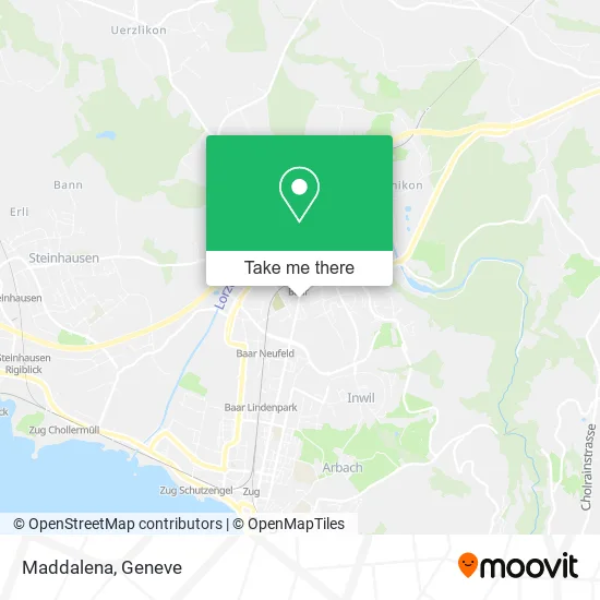 Maddalena map