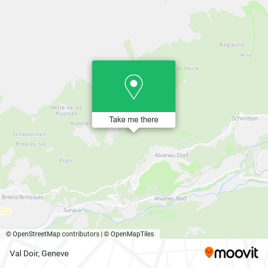 Val Doir map