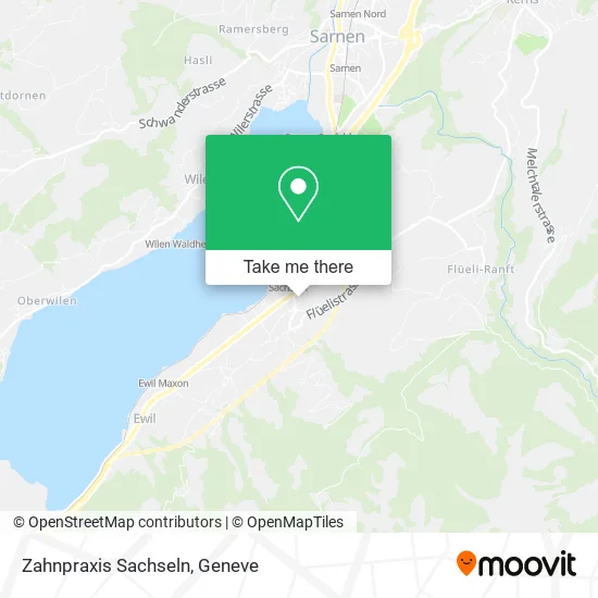 Zahnpraxis Sachseln map