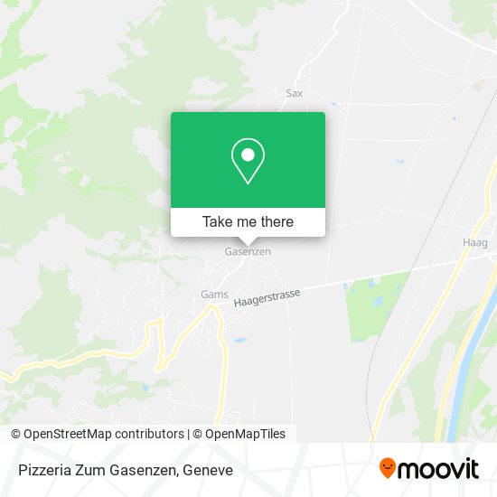 Pizzeria Zum Gasenzen map