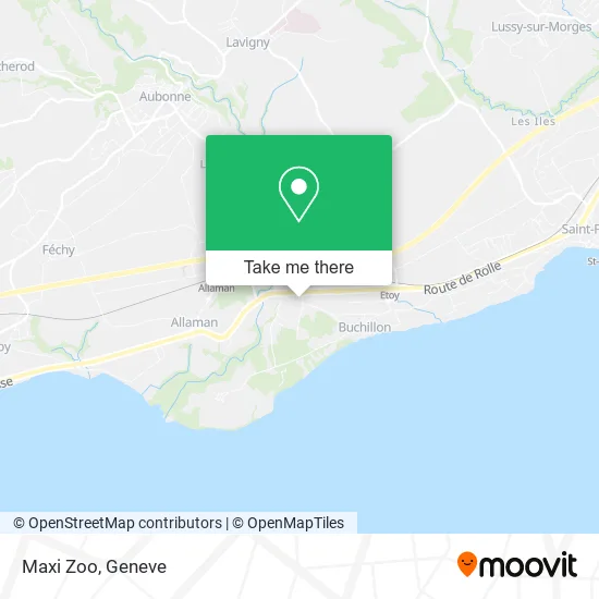 Maxi Zoo map