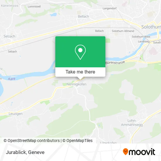 Jurablick map