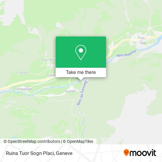 Ruina Tuor Sogn Placi map