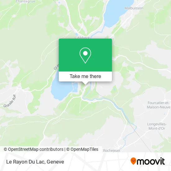 Le Rayon Du Lac map
