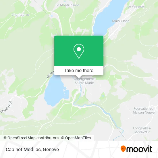 Cabinet Médilac map