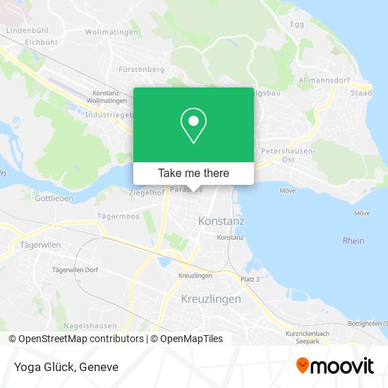 Yoga Glück map