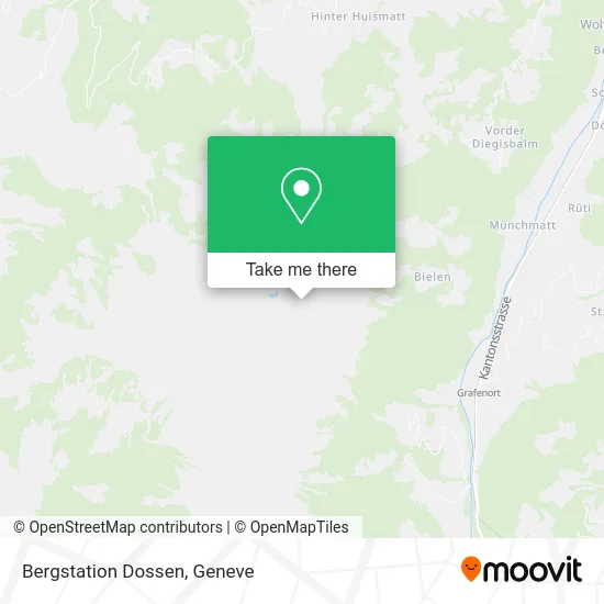 Bergstation Dossen map