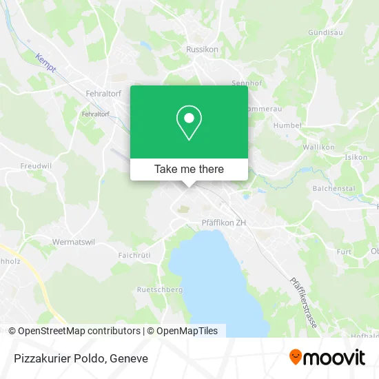 Pizzakurier Poldo map