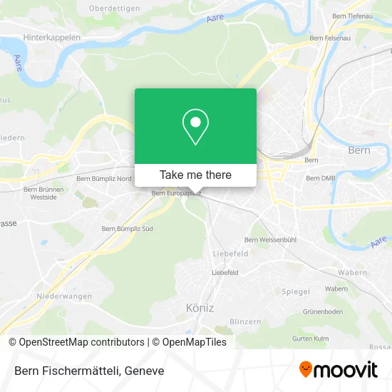 Bern Fischermätteli map