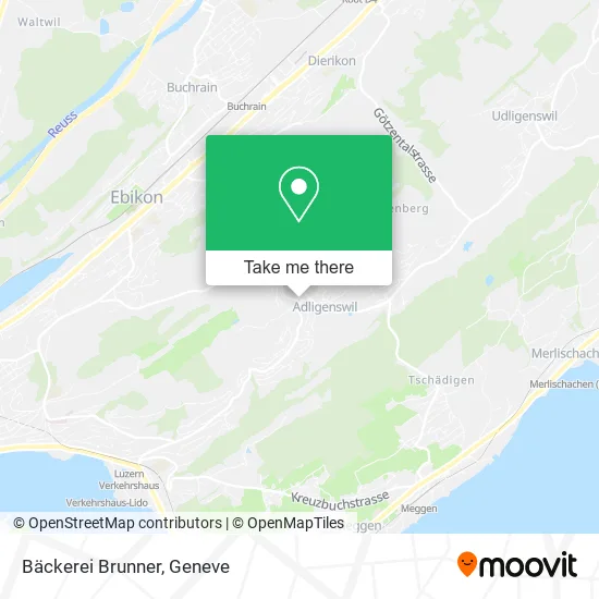 Bäckerei Brunner map