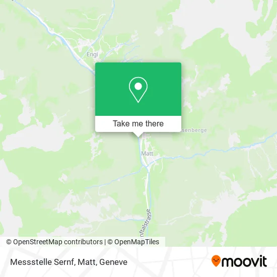 Messstelle Sernf, Matt map