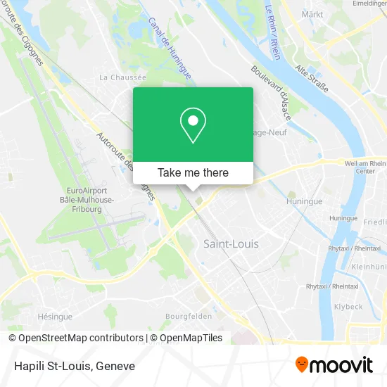Hapili St-Louis map