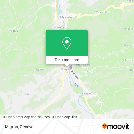 Migros map