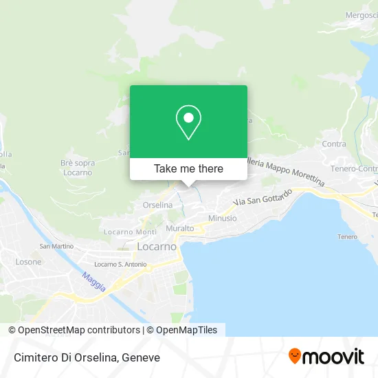 Cimitero Di Orselina map