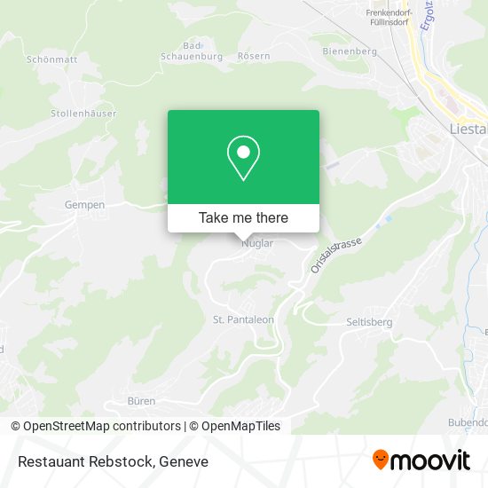 Restauant Rebstock map