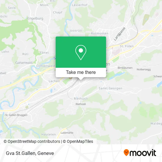 Gva St.Gallen map